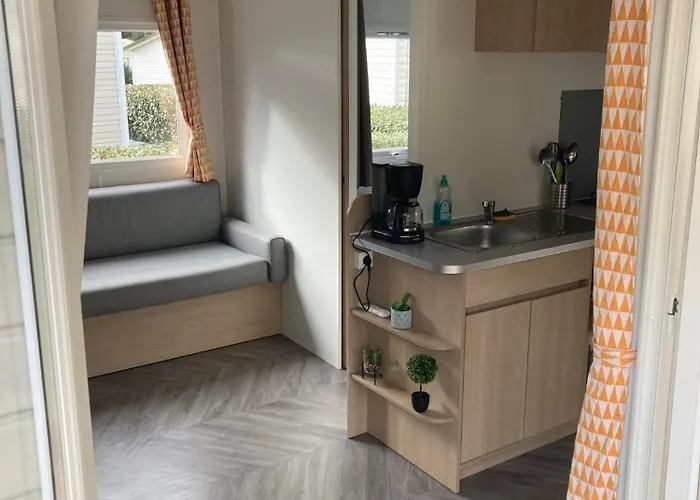 Holiday park Mobil-home 4 Places Climatise Dans 4* La Tremblade